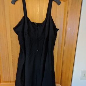 Torrid, black, full skirt dress